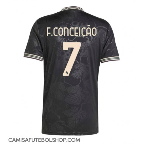 Camisa de time de futebol Juventus Francisco Conceicao #7 Replicas 3º Equipamento 2025-26 Manga Curta